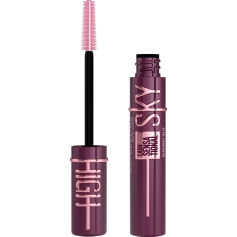 burgundy mascara maybelline.